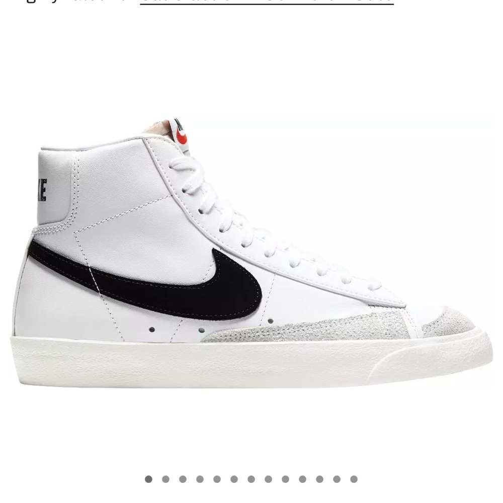 Nike Women’s Blazer Mid 77 White and Cream High-Top Sneakers